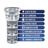 RIZE! Luz G.I.T.D. Self-Lubricating Stroker Clear RIZE! Luz G.I.T.D. Self-Lubricating Stroker Clear