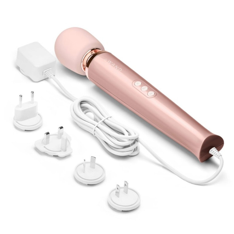 Le Wand Powerful Plug-In Vibrating Massager Rose Gold Le Wand Powerful Plug-In Vibrating Massager Rose Gold