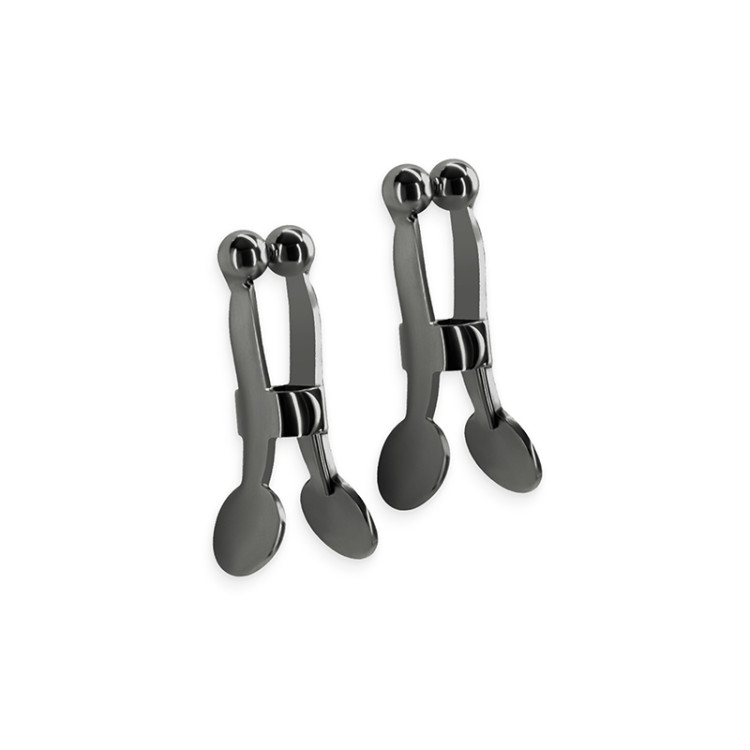 Bound Nipple Clamps C1 Gunmetal Bound Nipple Clamps C1 Gunmetal