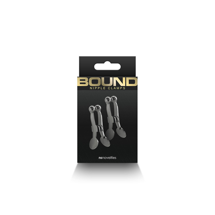 Bound Nipple Clamps C1 Gunmetal Bound Nipple Clamps C1 Gunmetal
