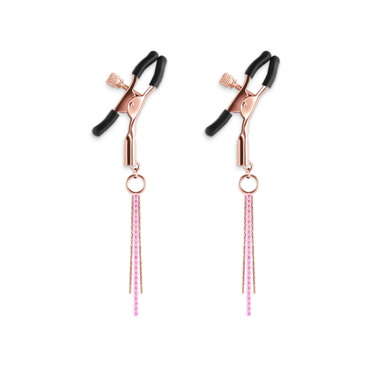 Bound Nipple Clamps D3 Rose Gold Bound Nipple Clamps D3 Rose Gold
