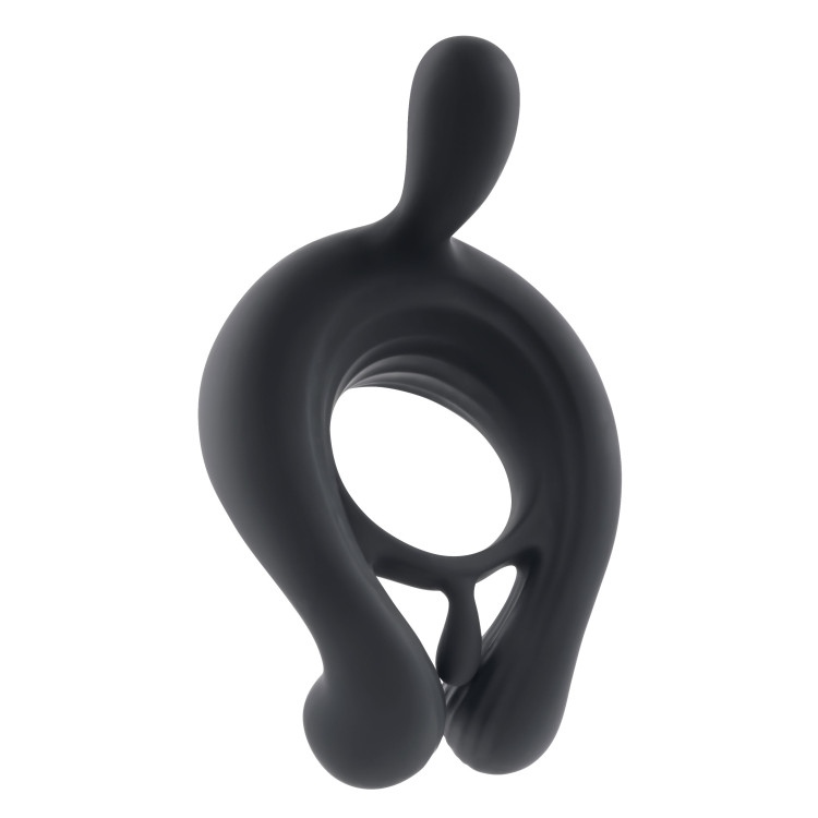 Playboy Triple Play Remote-Controlled Vibrating Cock Ring with Clit Stimulator Playboy Triple Play Remote-Controlled Vibrating Cock Ring with Clit Stimulator