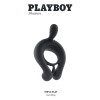 Playboy Triple Play Remote-Controlled Vibrating Cock Ring with Clit Stimulator Playboy Triple Play Remote-Controlled Vibrating Cock Ring with Clit Stimulator