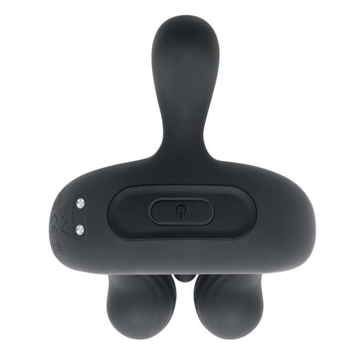 Playboy Triple Play Remote-Controlled Vibrating Cock Ring with Clit Stimulator Playboy Triple Play Remote-Controlled Vibrating Cock Ring with Clit Stimulator
