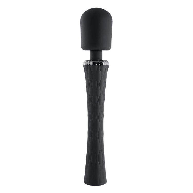 Playboy Royal Silicone Wand Vibrator Playboy Royal Silicone Wand Vibrator