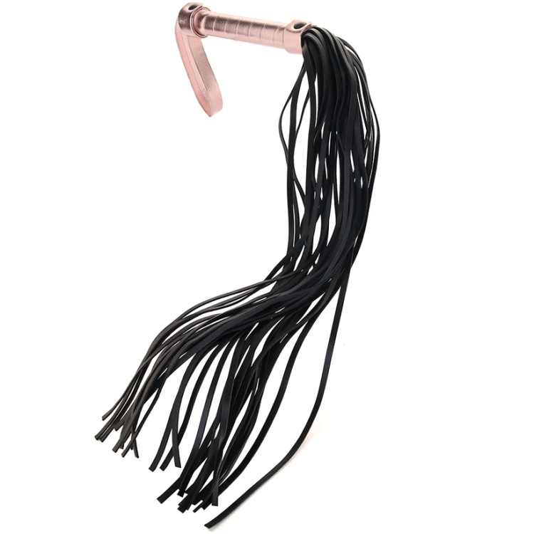Brat Faux Leather Flogger with Wrist Loop Brat Faux Leather Flogger with Wrist Loop