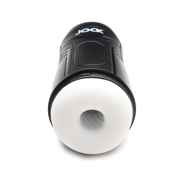 Jock 9X Sucking & Vibrating Masturbator White