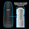 Jock 9X Sucking & Vibrating Masturbator White