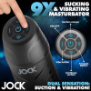 Jock 9X Sucking & Vibrating Masturbator White
