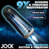Jock 9X Sucking & Vibrating Masturbator White