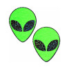 Pastease Glow-in-the-Dark Glitter Alien Pasties Green (86943) by Pastease | Pasties | SlipDix.com Pastease Glow-in-the-Dark Glitter Alien Pasties Green (86943) | SlipDix.com