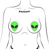 Pastease Glow-in-the-Dark Glitter Alien Pasties Green (86943) by Pastease | Pasties | SlipDix.com Pastease Glow-in-the-Dark Glitter Alien Pasties Green (86943) | SlipDix.com