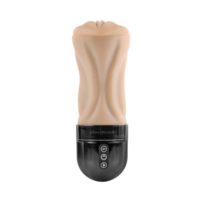 Tight Lipped Vibrating & Suction Vagina Stroker Light