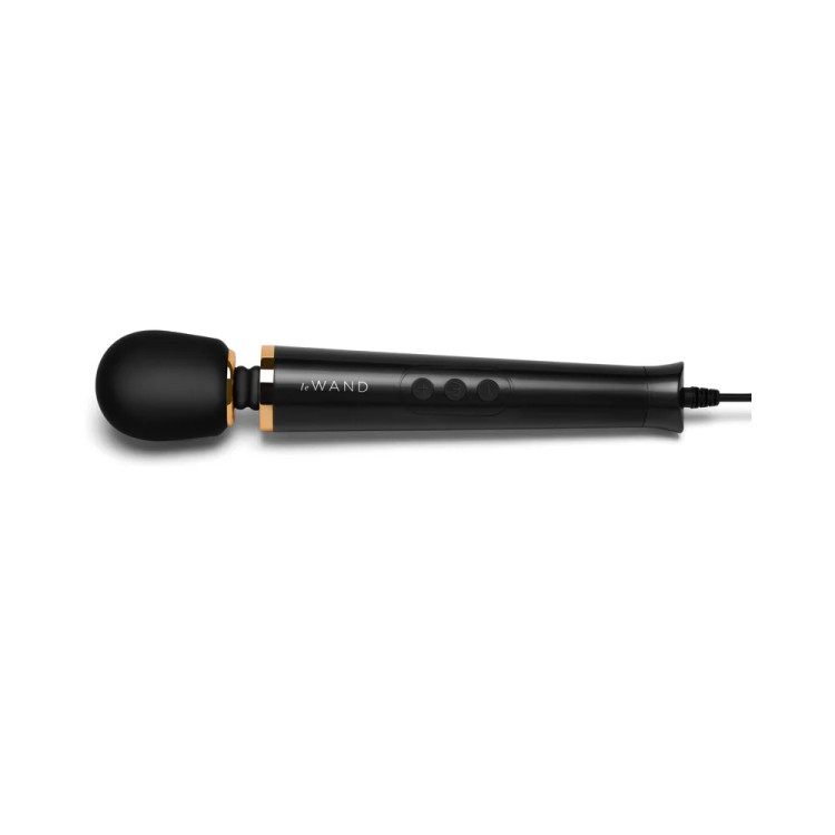 Le Wand Powerful Petite Plug-In Vibrating Massager Black Le Wand Powerful Petite Plug-In Vibrating Massager Black