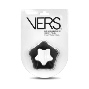 Liquid Silicone Cock Ring with Steel Motion Balls