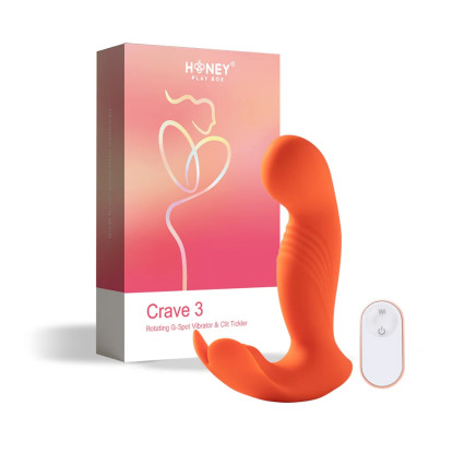 Crave 3 G-spot Vibe with Rotating Massage Head & Clit Tickler