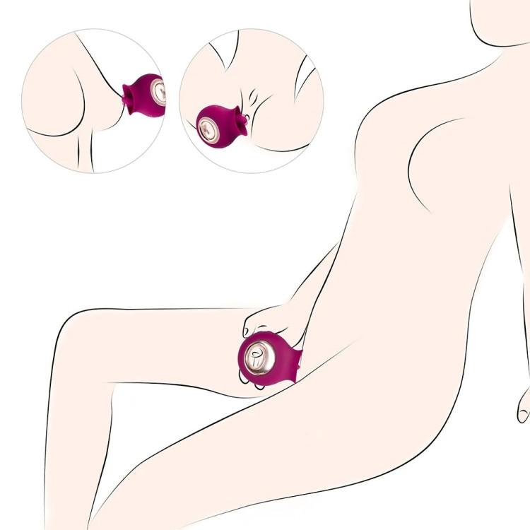 Alvina Luxury Tongue Licking Clitoral Vibrator Alvina Luxury Tongue Licking Clitoral Vibrator