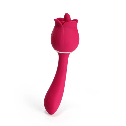 Rhea The Rose Clit Tongue Licking Vibrator & G-Spot Massager