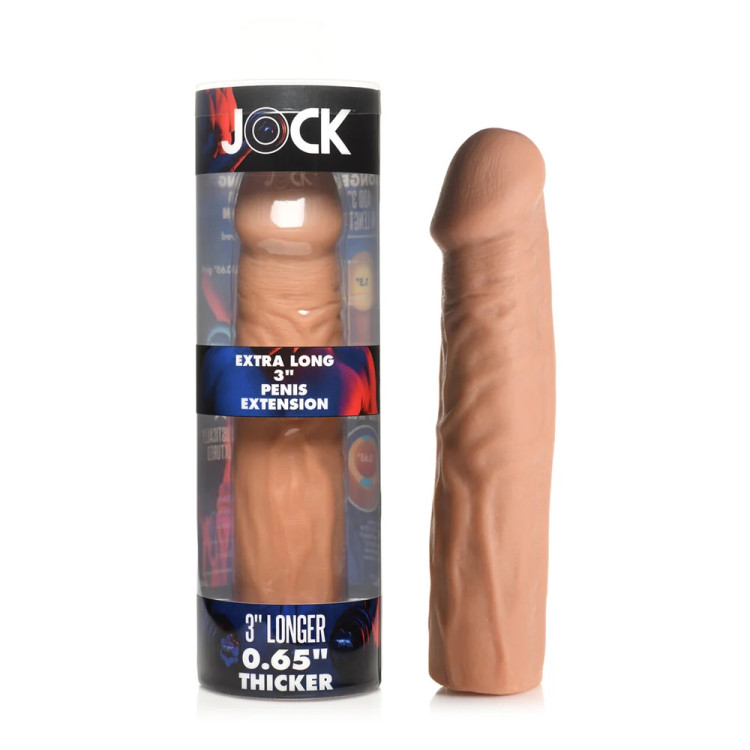Jock Extra Long Penis Extension Sleeve 3 in. Medium (87879) by XR llc DBA Curve | Sex Toys | SlipDix.com Jock Extra Long Penis Extension Sleeve 3 in. Medium (87879) | SlipDix.com