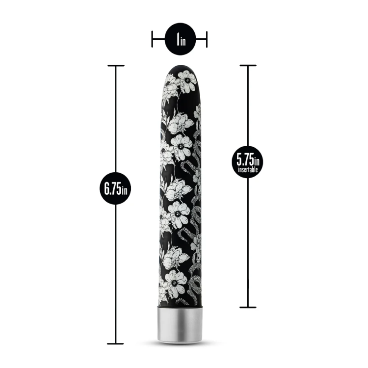 The Collection Eden 7 in. Slimline Vibrator Black The Collection Eden 7 in. Slimline Vibrator Black