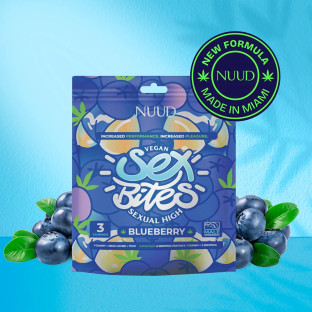 NUUD BITES Male Aphrodisiac Gummies Blueberry