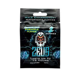 Zeus Plus Male Supplement Gummies Pineapple 2-Pack