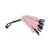 Brat Faux Fur & Vegan Leather Flogger Rose Gold & Black Brat Faux Fur & Vegan Leather Flogger Rose Gold & Black