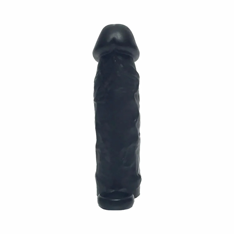 Boneyard Meaty Silicone Cock Extender Black Boneyard Meaty Silicone Cock Extender Black
