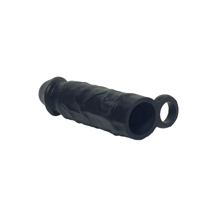 Boneyard Meaty Silicone Cock Extender Black Boneyard Meaty Silicone Cock Extender Black