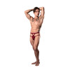 Male Power Lucifer Strappy Jock Strap Burgundy