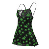 Magic Silk Hazy Dayz Dress & G-String Set Pot Leaf Magic Silk Hazy Dayz Dress & G-String Set Pot Leaf