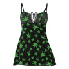 Magic Silk Hazy Dayz Dress & G-String Set Pot Leaf Magic Silk Hazy Dayz Dress & G-String Set Pot Leaf