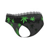 Magic Silk Hazy Dayz Boy Short Pot Leaf Magic Silk Hazy Dayz Boy Short Pot Leaf