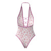 Magic Silk Daisy Teddy with Snap Crotch Daisy Print Magic Silk Daisy Teddy with Snap Crotch Daisy Print