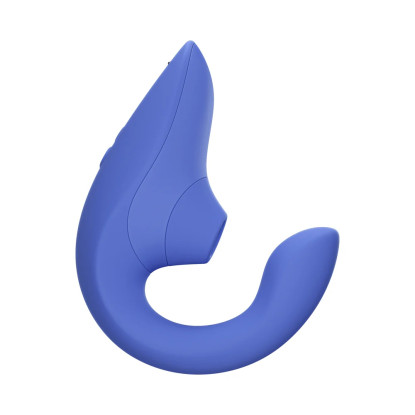 Womanizer Blend Dual-Stim Rabbit Vibe Vibrant Blue