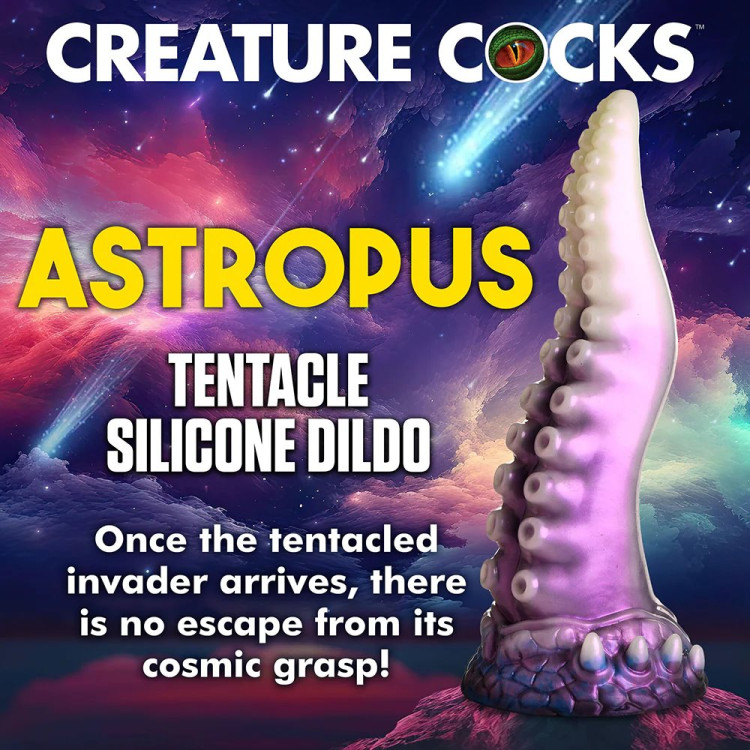 8.7 in. "Astropus" Silicone Tentacle Fantasy Dildo 8.7 in. "Astropus" Silicone Tentacle Fantasy Dildo