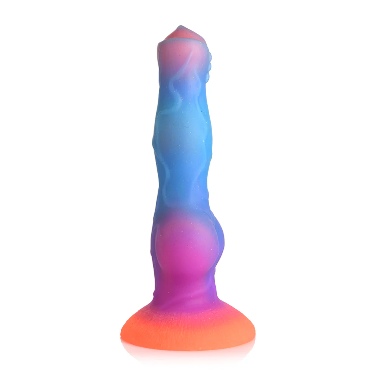 8.5 in. GITD "Space Cock" Alien Fantasy Dildo 8.5 in. GITD "Space Cock" Alien Fantasy Dildo