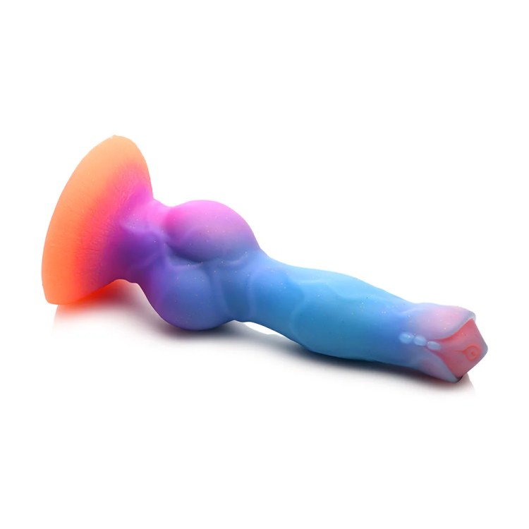 8.5 in. GITD "Space Cock" Alien Fantasy Dildo 8.5 in. GITD "Space Cock" Alien Fantasy Dildo