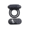 BANG! Vibrating Cock Ring with Remote Control Black BANG! Vibrating Cock Ring with Remote Control Black
