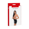 Latex Mini Skirt Black