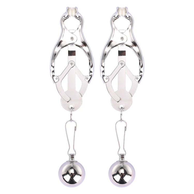 Clover Nipple Clamps Silver Clover Nipple Clamps Silver