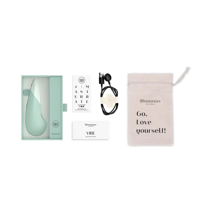 Womanizer UltraWave Lay-On Vibe in Sage Womanizer UltraWave Lay-On Vibe in Sage
