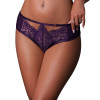 Magic Silk Leather & Lace Lace Cheeky Hipster Plum Magic Silk Leather & Lace Lace Cheeky Hipster Plum