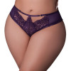 Magic Silk Leather & Lace Lace Cheeky Hipster Plum Magic Silk Leather & Lace Lace Cheeky Hipster Plum