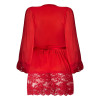 Magic Silk Sugar High 3/4 Sleeve Robe Red Magic Silk Sugar High 3/4 Sleeve Robe Red