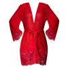Magic Silk Sugar High 3/4 Sleeve Robe Red Magic Silk Sugar High 3/4 Sleeve Robe Red