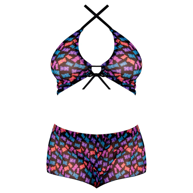 Magic Silk Hazy Dayz Halter Top & Hot Short Set Gummy Bears Magic Silk Hazy Dayz Halter Top & Hot Short Set Gummy Bears