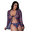 Magic Silk Hazy Dayz Tie Front Jacket & Thong Set Gummy Bears Magic Silk Hazy Dayz Tie Front Jacket & Thong Set Gummy Bears