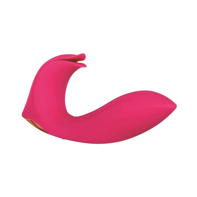 Eve's Bliss Curvy Dual Stimulating Vibrator Eve's Bliss Curvy Dual Stimulating Vibrator
