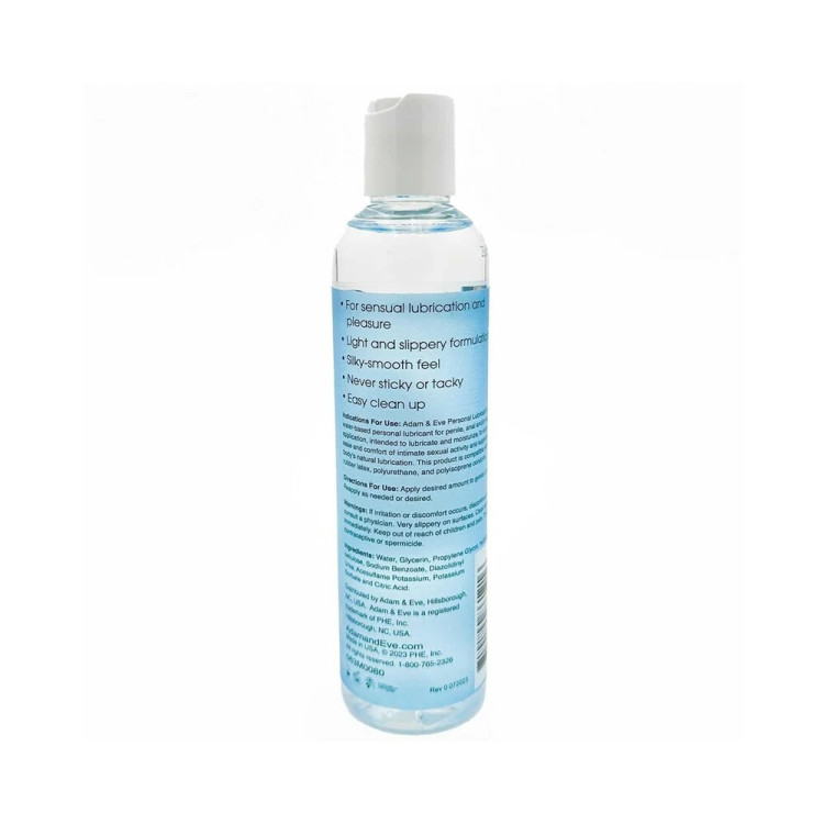 Adam & Eve Personal Water-Based Lubricant 8 oz. Adam & Eve Personal Water-Based Lubricant 8 oz.
